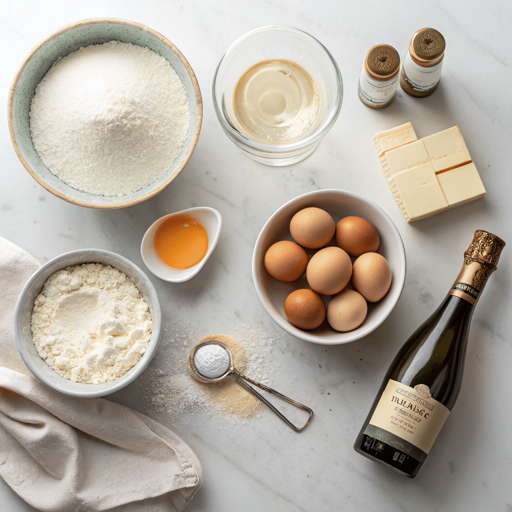 champagne cake ingredients
