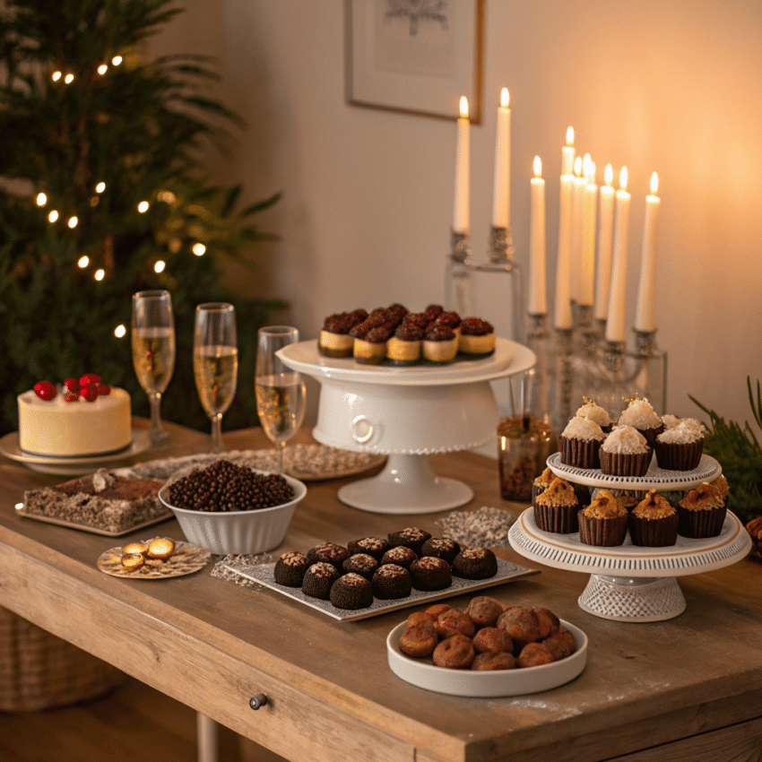 New Year’s Eve dessert table