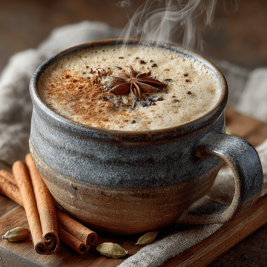 masala chai latte mug cake