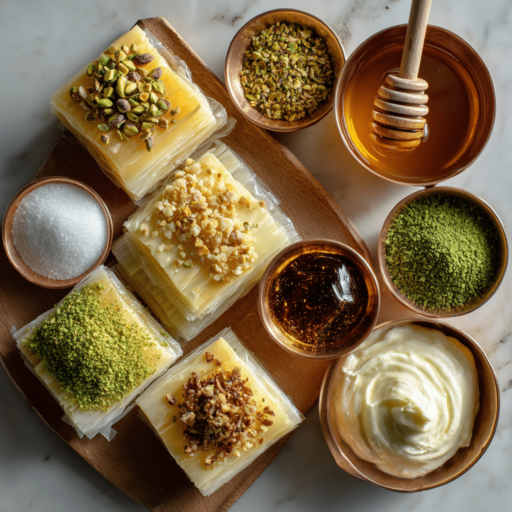 ingredients neatly arranged