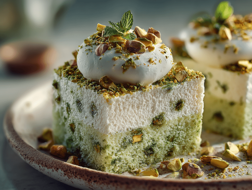 pistachio milk cake variant