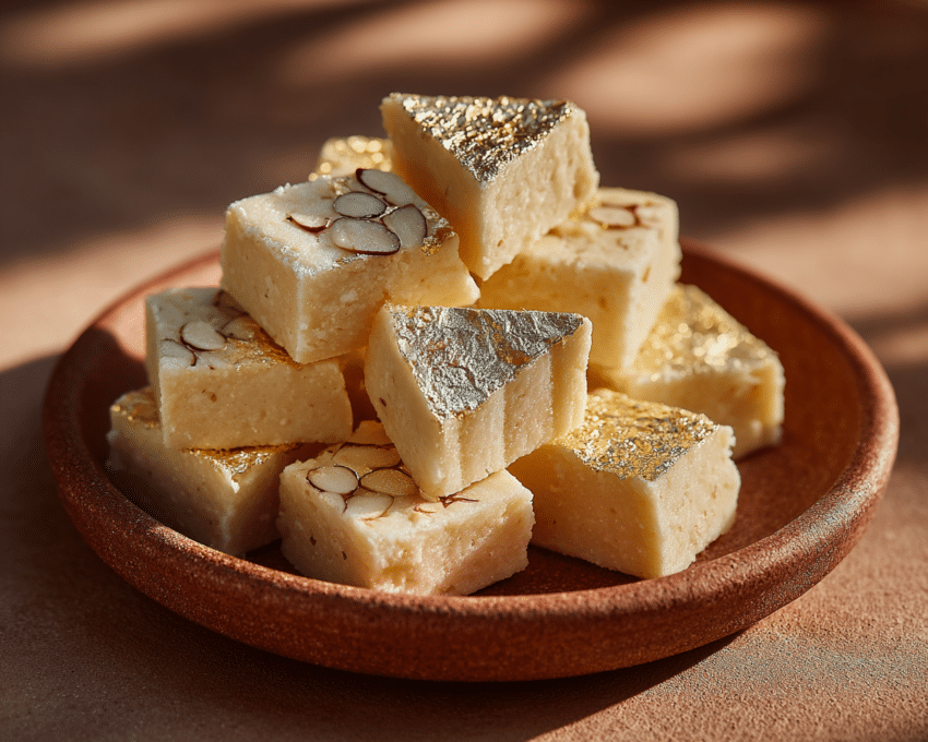 Indian cashew burfi