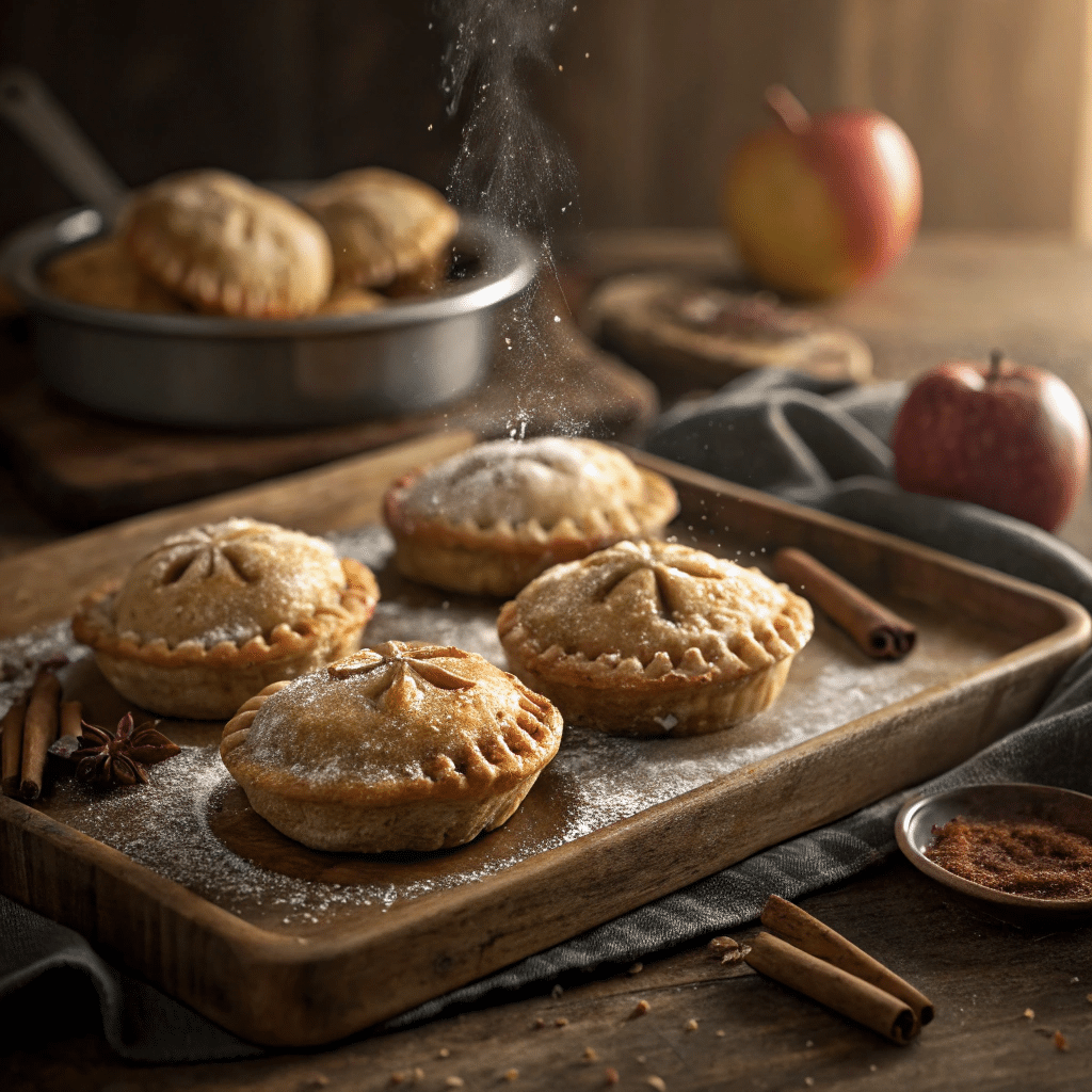 Small cinnamon apple hand pies
