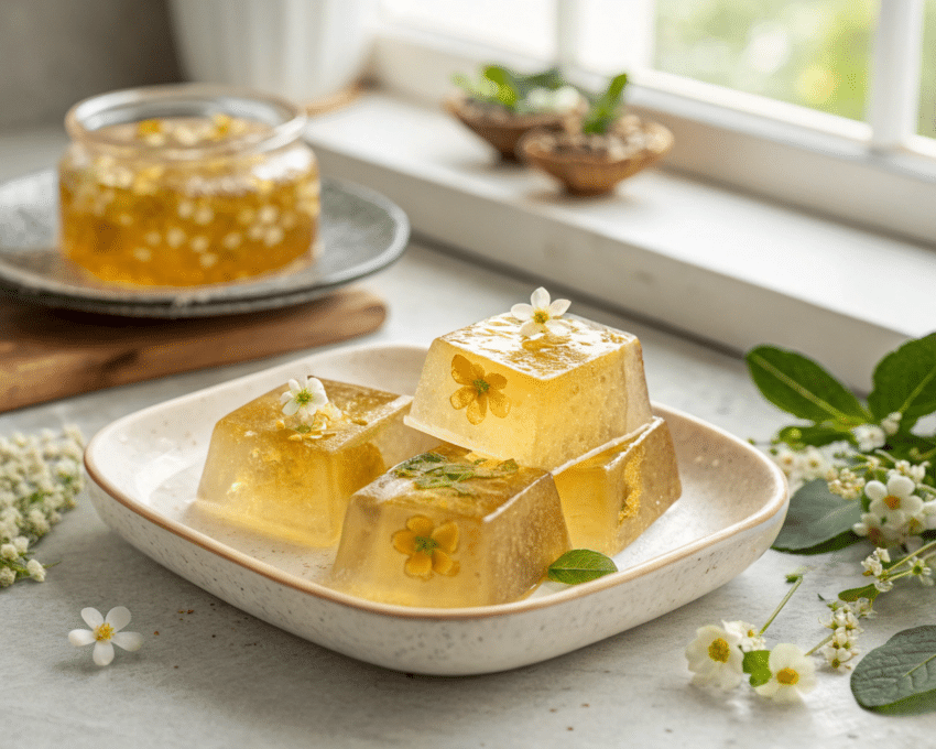osmanthus jelly dessert