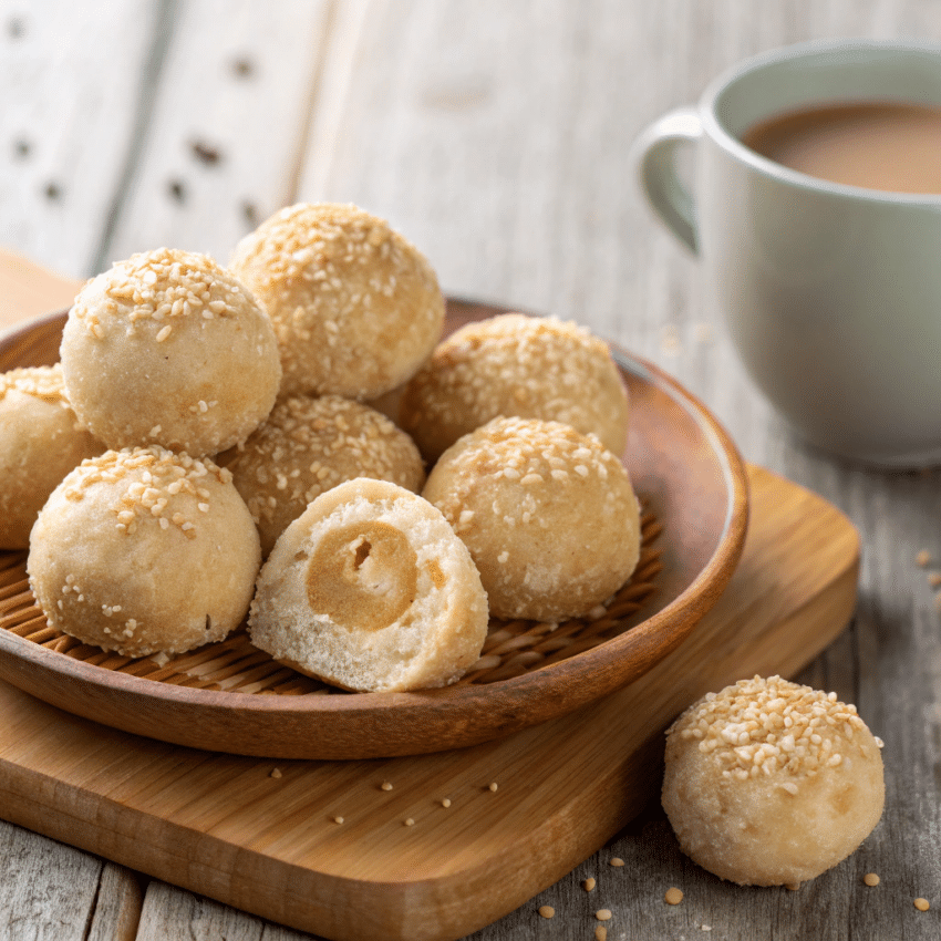 Mongolian milk tea dessert balls