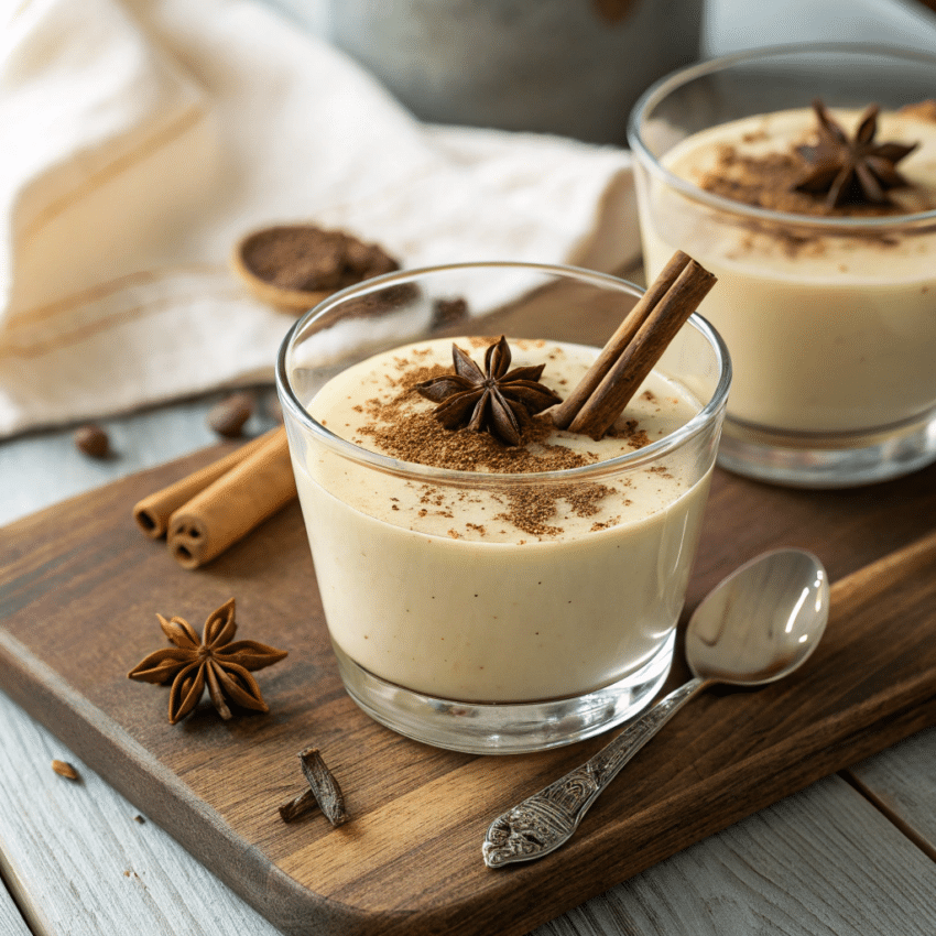 vanilla chai panna cotta