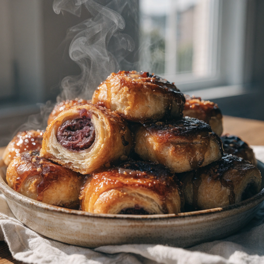 freshly baked Phoenician fig honey rolls