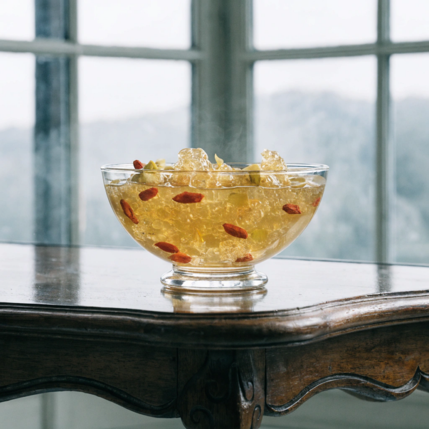 ancient Chinese osmanthus jelly