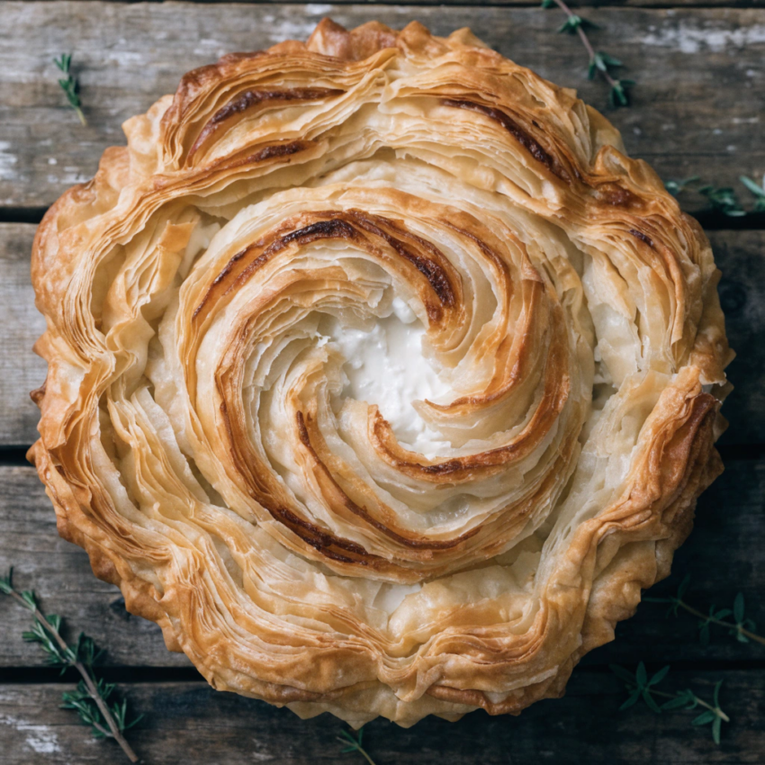 freshly baked Bulgarian sweet sirene