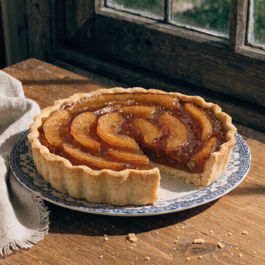 Portuguese quince marmalade tart