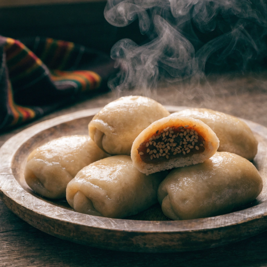 Nepalese yomari sweet dumplings