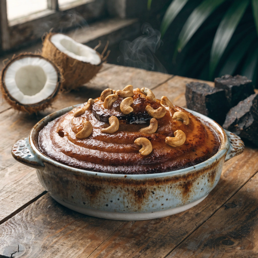 Sri Lankan wattalappam custard
